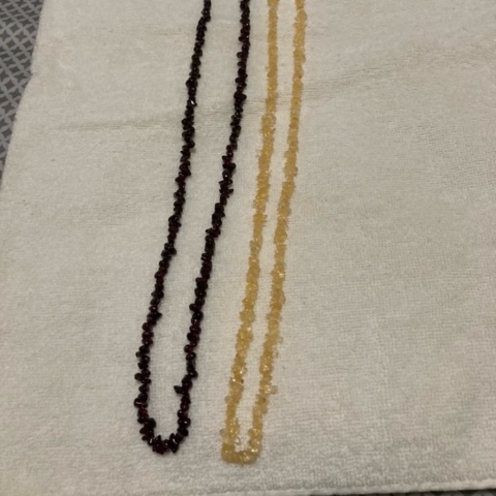 Pair of Stone Necklaces